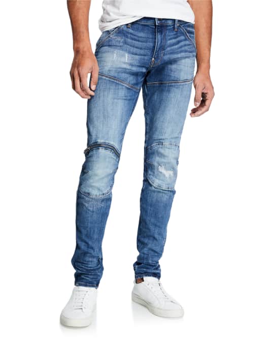 G-STAR RAW Men's Zip Knee Skinny Denim Jeans | Neiman Marcus