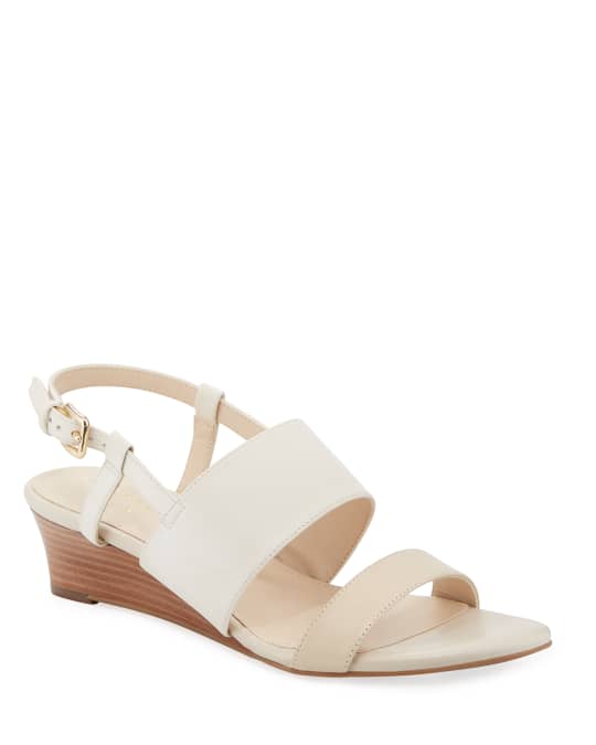 Cole Haan Annabel Grand Leather Wedge Sandals | Neiman Marcus