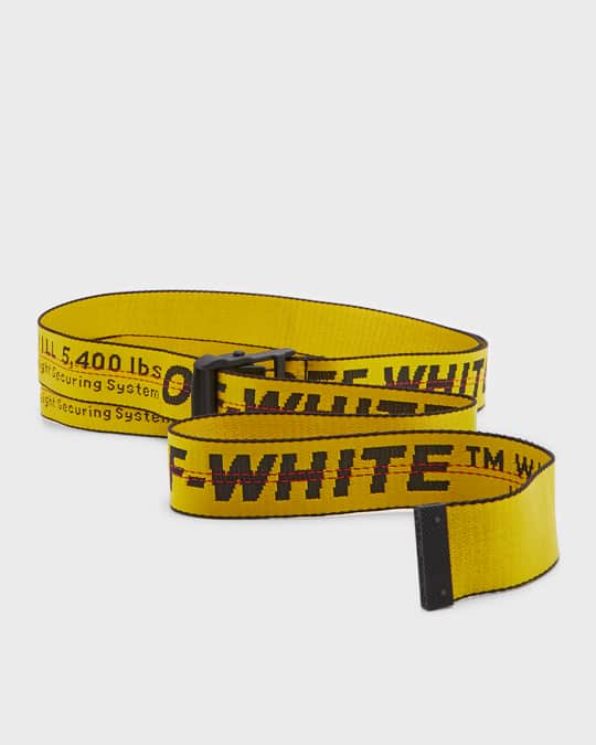 OFF WHITE, Industrial Belt, Unisex, Yellow 6000