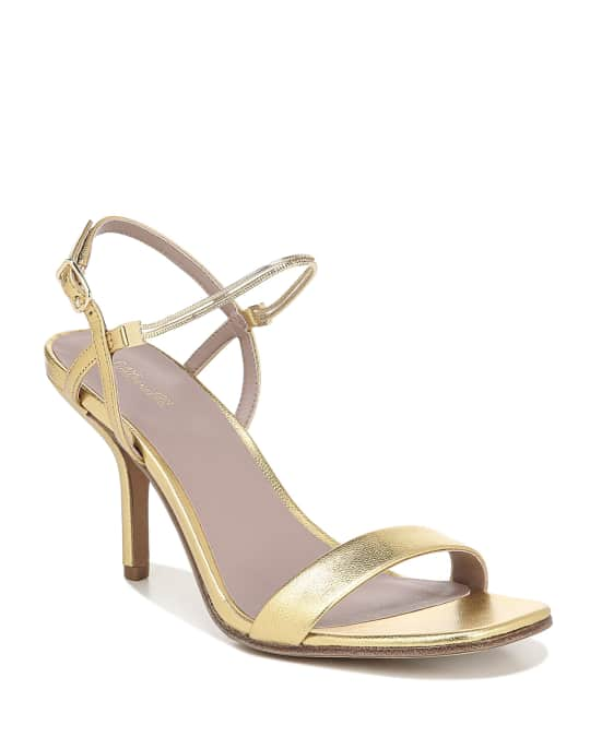 Diane von Furstenberg Frankie Metallic Slingback Sandals | Neiman Marcus