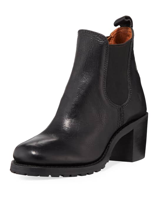 Frye Sabrina Leather Chelsea Boots Neiman Marcus