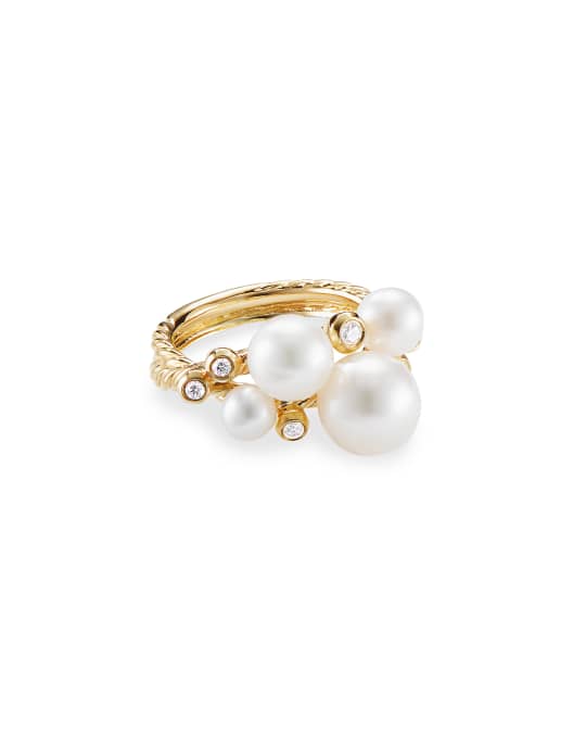 David yurman pearl cluster ring deals