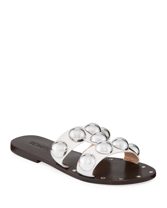 Schutz benedita studded sandals outlet