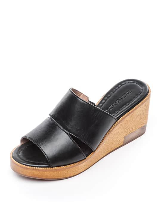 Bernardo Kara Wedge Slide Sandals Neiman Marcus
