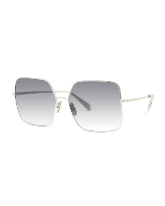 Celine square gradient metal sunglasses 2025
