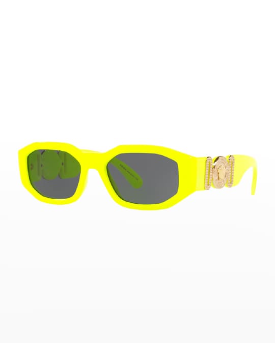 Versace Mens Geometric Propionate Sunglasses Neiman Marcus 