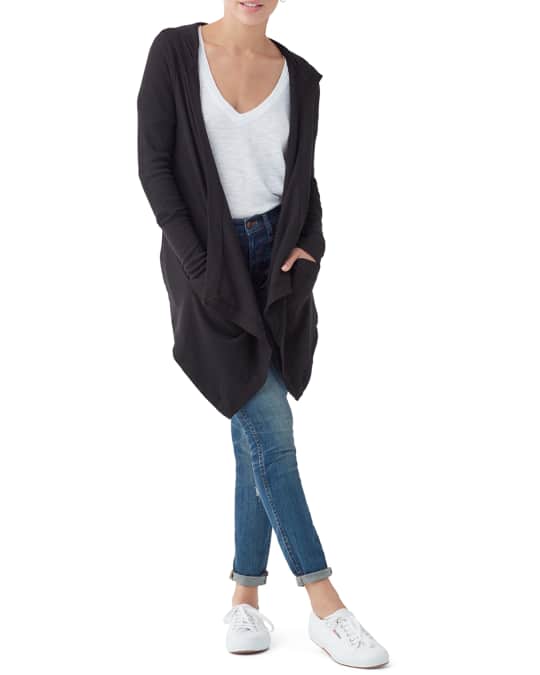 Splendid thermal hooded cardigan clearance
