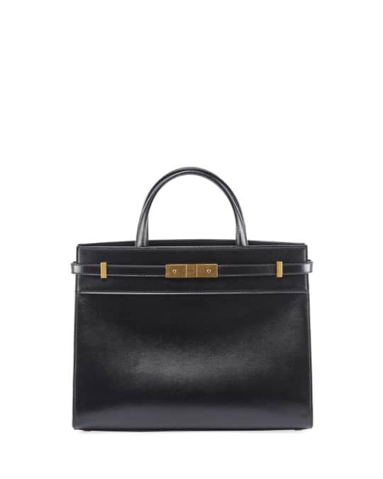 Manhattan small smooth leather tote bag cheap