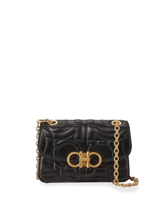 Salvatore Ferragamo Gancio Quilted Shoulder Bag Neiman Marcus