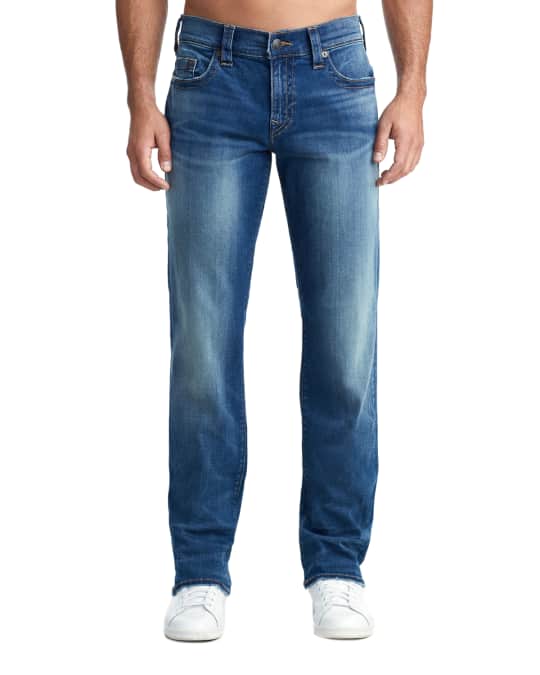 True Religion Men's Ricky Straight-Leg Jeans in Supernova Blues ...