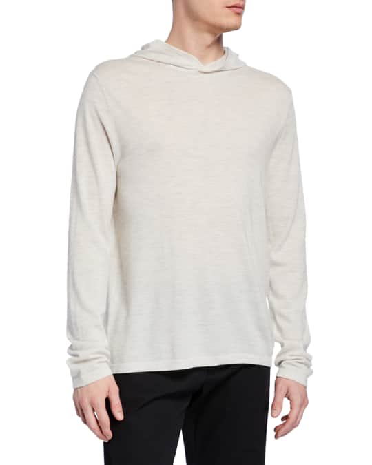 Vince Men's WoolCashmere Pullover Hoodie Neiman Marcus