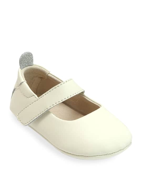 L'Amour Shoes Charlotte Leather Mary Jane Crib Shoes, Baby Neiman Marcus