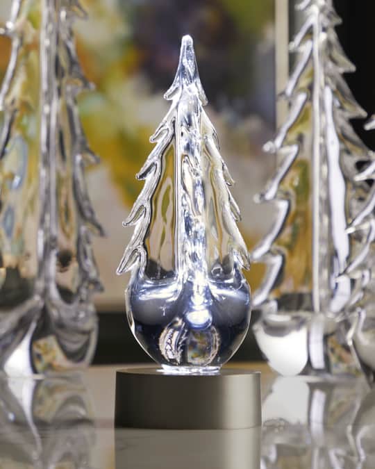 Simon Pearce Evergreen 10" Glass Tree Neiman Marcus