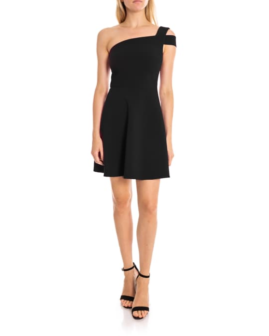 Likely Montgomery One Shoulder Fit Flare Cocktail Dress Neiman Marcus