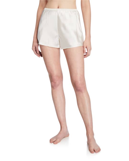 Ginia French Silk Knicker Shorts | Neiman Marcus