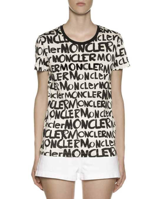 Moncler graffiti t shirt sales