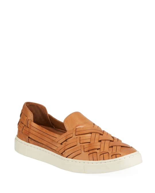 frye ivy leather sneakers