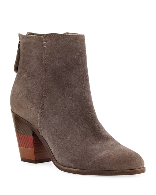 Frye booties deals suede