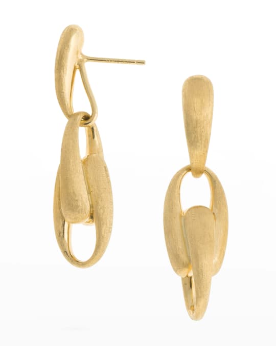 Marco Bicego Lucia 18k Gold Link Drop Earrings | Neiman Marcus