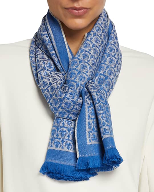 Ferragamo Sr The Gancini Wool Scarf Neiman Marcus