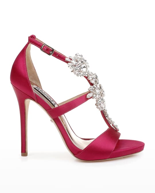 Badgley mischka leah embellished sandal sales
