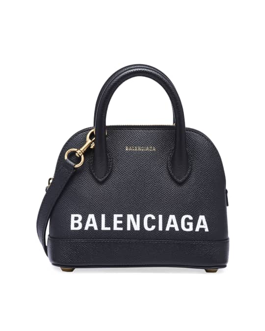 Balenciaga Ville XXS AJ Top-Handle Bag with Logo | Neiman Marcus