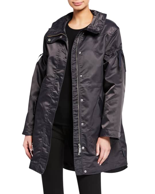Hunter Boot Refined Drawstring Waterproof Coat Neiman Marcus
