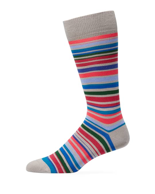 Paul Smith Men's Simba Stripe Socks | Neiman Marcus