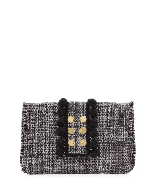 Kooreloo Tweed Pouch Clutch Bag | Neiman Marcus