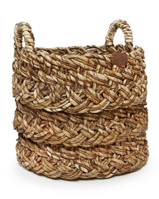 UGG Peppermint Grove Extra Large Round Basket | Neiman Marcus