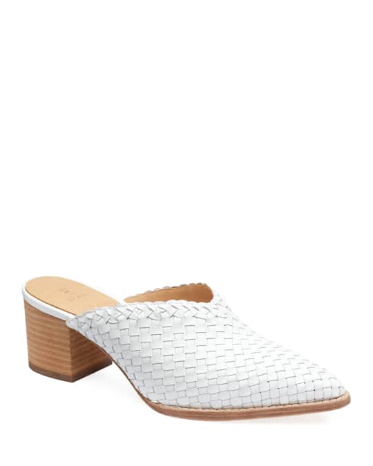 Taj Woven Leather Mules
