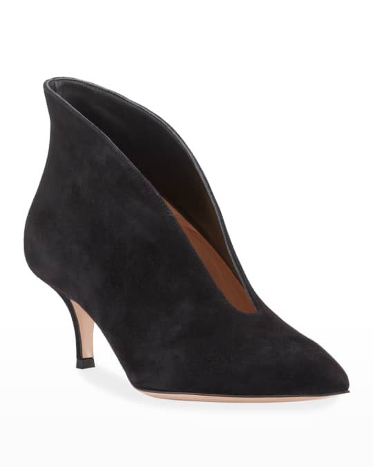 V neck booties hot sale