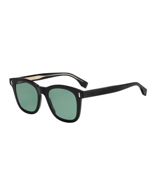 Fendi Men's Square Plastic Sunglasses | Neiman Marcus