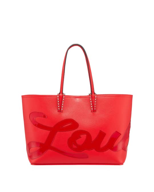 Christian Louboutin Cabata Logo Empire Leather Tote Bag | Neiman Marcus