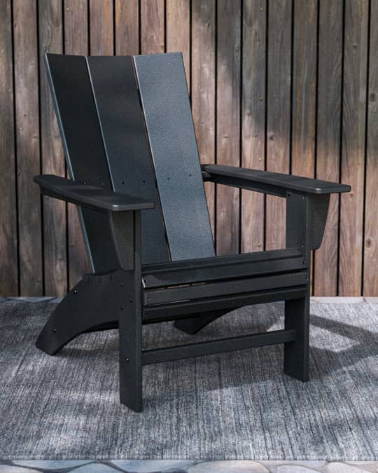 POLYWOOD Modern Curveback Adirondack Chair Neiman Marcus