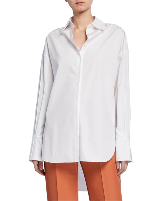 PARTOW Hugo Long-Sleeve Classic Shirt | Neiman Marcus