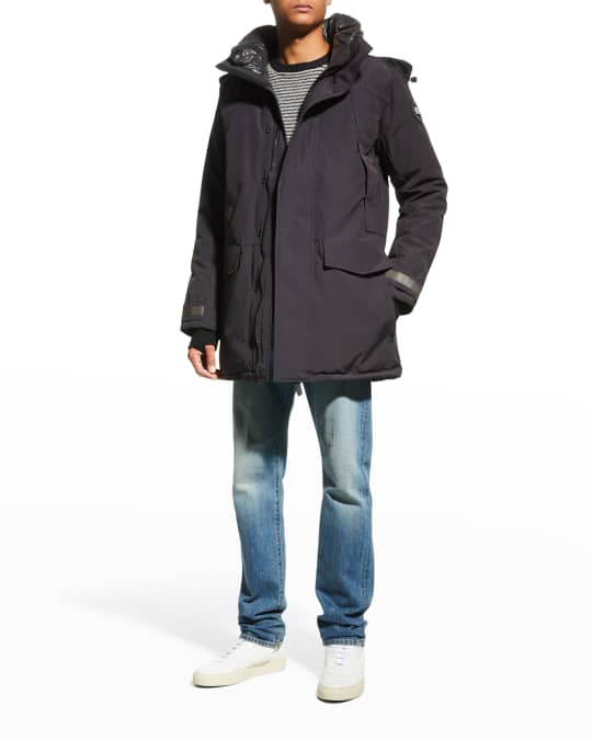 Men's Sherridon Fur-Trim Hooded Parka