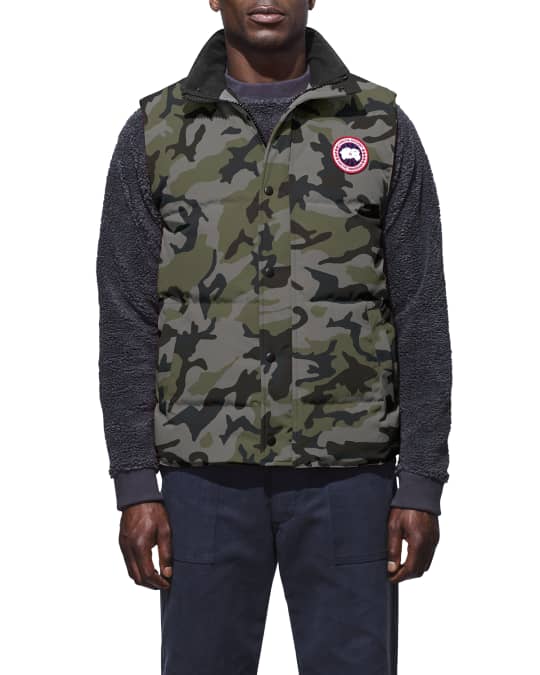 Canada goose garson vest camo shop