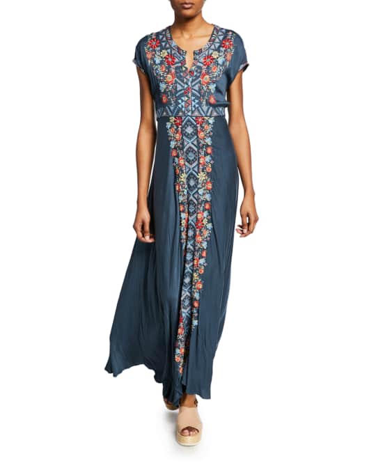 chinese dress ladies Buy Johnny Was Marysol Long Shirt Dress CSW9625-YX Plus Size  AfterRetail