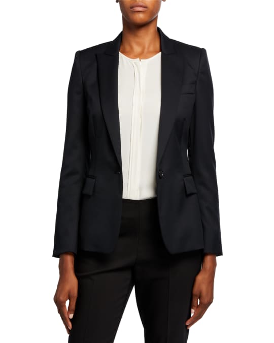 Stella McCartney Ingrid Classic Wool Tailoring Jacket | Neiman Marcus