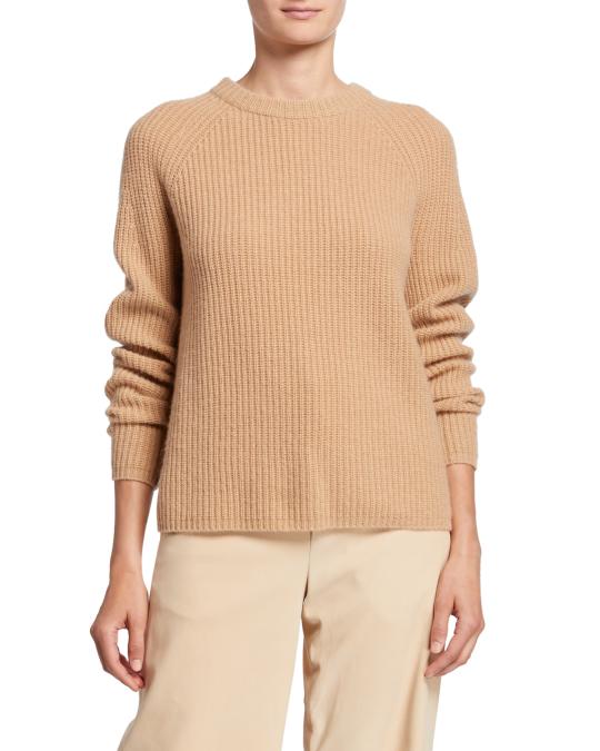 Vince Shaker Rib Cashmere Sweater | Neiman Marcus
