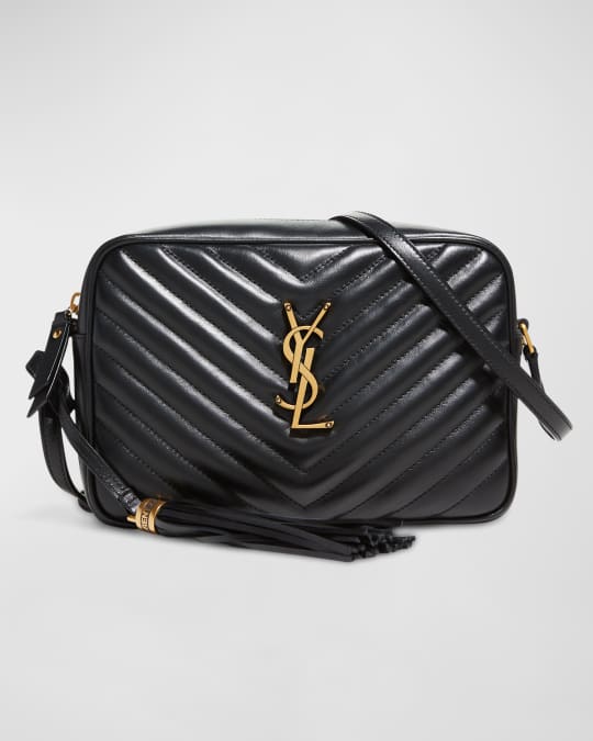 Saint Laurent Lou Medium Camera Monogram YSL Calf Crossbody Bag ...