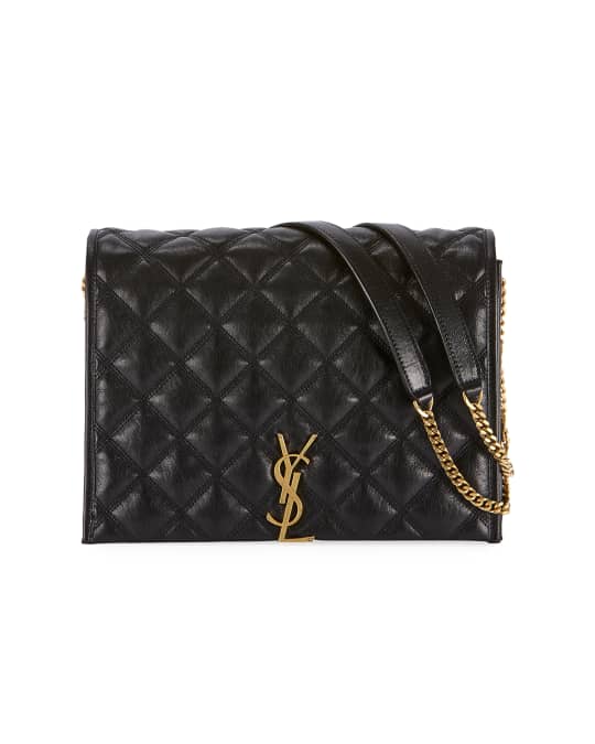 Saint Laurent Becky Small Monogram YSL Quilted Shoulder Bag