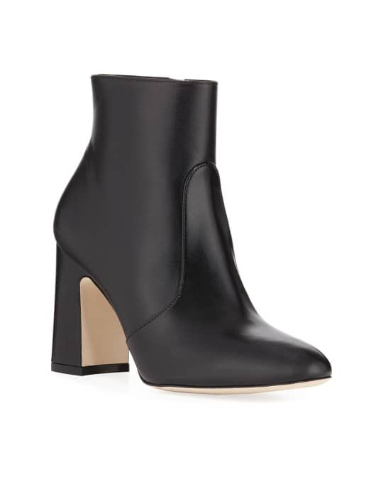 Stuart Weitzman Nell Smooth Napa Booties Neiman Marcus