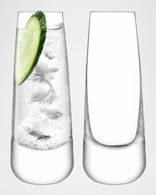 Bar Culture Long Drink Glasses, Set of 2