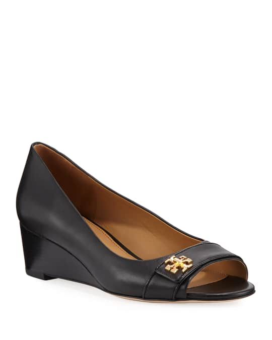 Tory Burch Kira Leather Wedge Sandals | Neiman Marcus