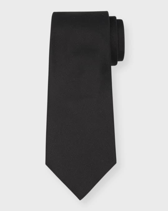 Silk jacquard tie  GIORGIO ARMANI Man