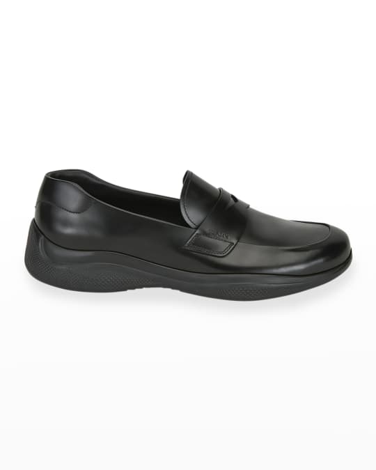 Prada penny cheap loafers mens