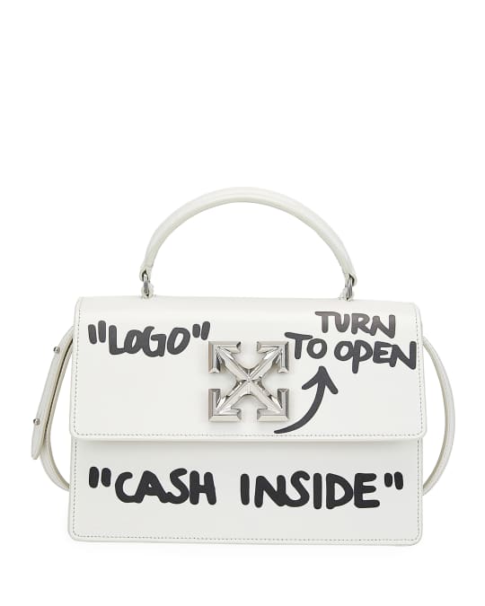 Off-White Jitney 1.4 Cash Inside Top-Handle Bag