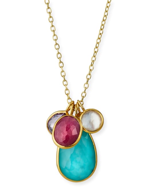 Ippolita 18k 5-Stone Pendant Necklace | Neiman Marcus